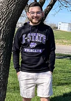 Colosseum K-State Wildcats Mens Black Scholarship Fleece Long Sleeve Hoodie