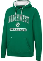 Colosseum Northwest Missouri State Bearcats Mens Green Scholarship Fleece Long Sleeve Hoodie