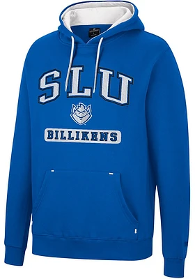Colosseum Saint Louis Billikens Mens Scholarship Fleece Long Sleeve Hoodie