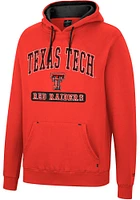 Colosseum Texas Tech Red Raiders Mens Scholarship Fleece Long Sleeve Hoodie
