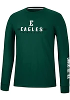 Colosseum Eastern Michigan Eagles Green Spackler Long Sleeve T Shirt