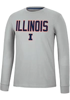 Colosseum Illinois Fighting Illini Spackler Long Sleeve T Shirt