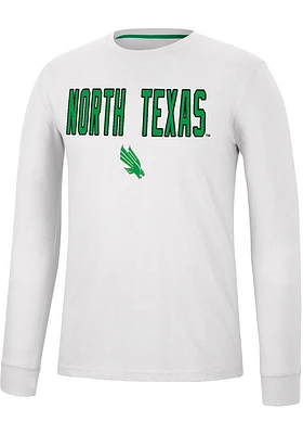 Colosseum North Texas Mean Green Spackler Long Sleeve T Shirt