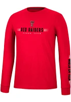Colosseum Texas Tech Red Raiders Spackler Long Sleeve T Shirt