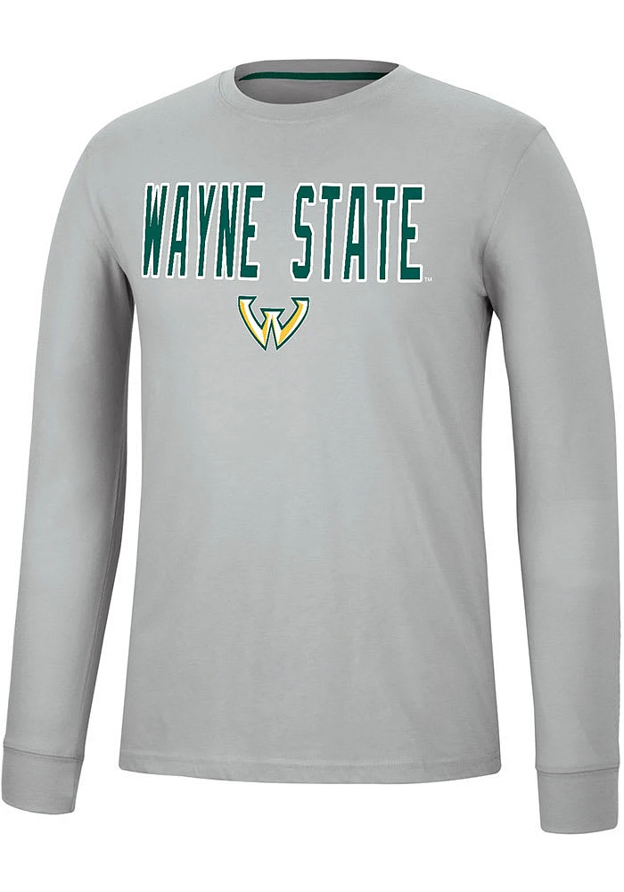 Colosseum Wayne State Warriors Spackler Long Sleeve T Shirt