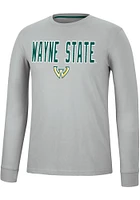 Colosseum Wayne State Warriors Spackler Long Sleeve T Shirt
