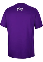 Colosseum TCU Horned Frogs Purple TY Short Sleeve T Shirt