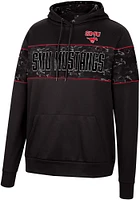 Colosseum SMU Mustangs Mens Black Tonal Wager Pullover Hood