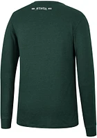 Colosseum Michigan State Spartans Green Webb Long Sleeve T Shirt