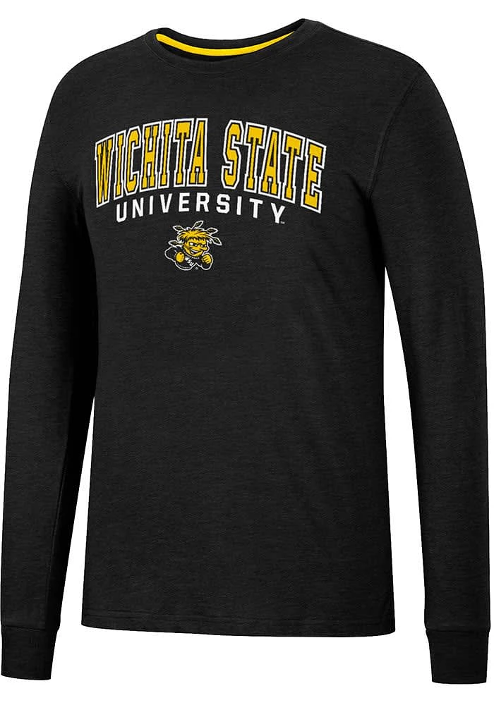 Colosseum Wichita State Shockers Black Webb Long Sleeve T Shirt