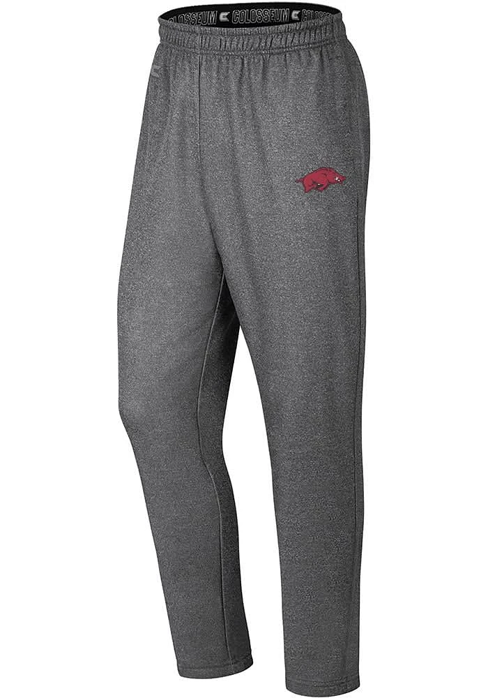Colosseum Arkansas Razorbacks Mens Charcoal Travis Pants