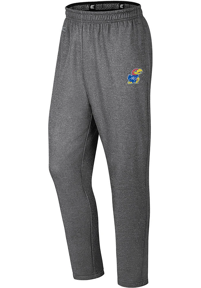 Colosseum Kansas Jayhawks Mens Charcoal Travis Pants