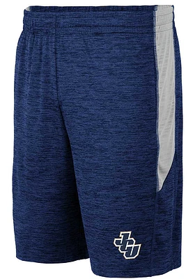 Colosseum John Carroll Blue Streaks Mens Navy Curry Shorts