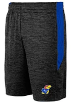 Colosseum Kansas Jayhawks Mens Black Curry Shorts