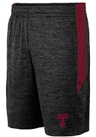 Colosseum Temple Owls Mens Black Curry Shorts