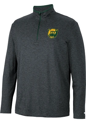 Colosseum Baylor Bears Mens Black Tiger Long Sleeve Qtr Zip Pullover