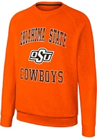 Colosseum Oklahoma State Cowboys Mens Reggie Long Sleeve Crew Sweatshirt