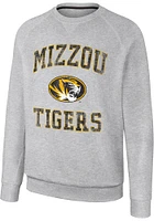 Colosseum Missouri Tigers Mens Reggie Long Sleeve Crew Sweatshirt