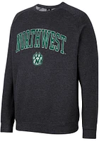 Colosseum Northwest Missouri State Bearcats Mens Black Parsons Long Sleeve Crew Sweatshirt