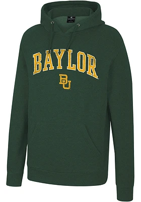 Colosseum Baylor Bears Mens Green Allen Long Sleeve Hoodie