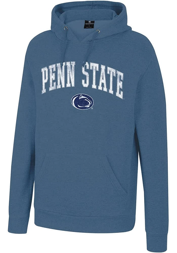 Colosseum Penn State Nittany Lions Mens Blue Allen Long Sleeve Hoodie