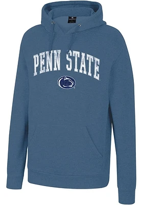 Colosseum Penn State Nittany Lions Mens Blue Allen Long Sleeve Hoodie