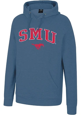 Colosseum SMU Mustangs Mens Allen Long Sleeve Hoodie