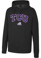 Colosseum TCU Horned Frogs Mens Allen Long Sleeve Hoodie