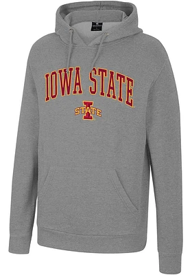 Colosseum Iowa State Cyclones Mens Grey Allen Long Sleeve Hoodie
