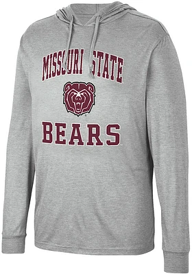 Colosseum Missouri State Bears Mens Grey Collin Long Sleeve Hoodie