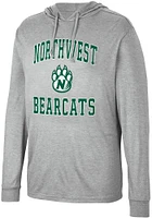 Colosseum Northwest Missouri State Bearcats Mens Grey Collin Long Sleeve Hoodie