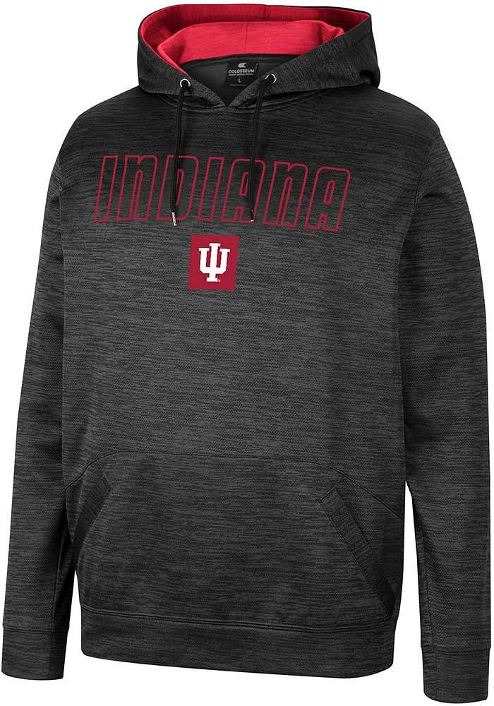 Colosseum Indiana Hoosiers Mens Black Mac Hood
