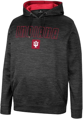 Colosseum Indiana Hoosiers Mens Black Mac Hood