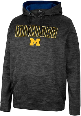 Colosseum Michigan Wolverines Mens Black Mac Hood