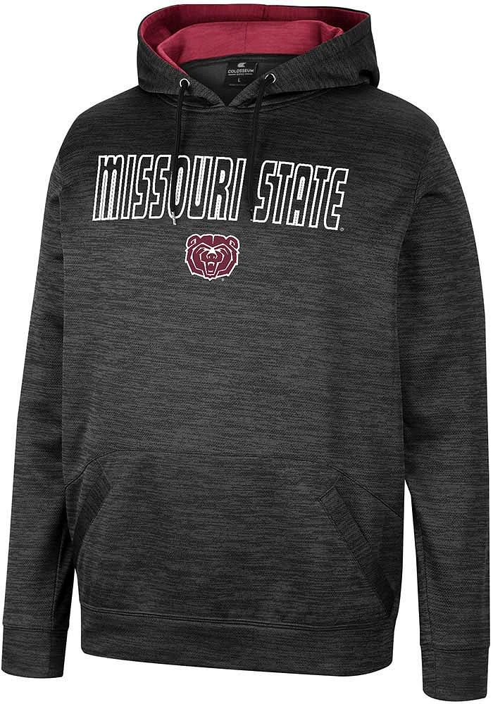Colosseum Missouri State Bears Mens Black Mac Hood