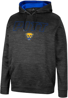 Colosseum Pitt Panthers Mens Black Mac Hood