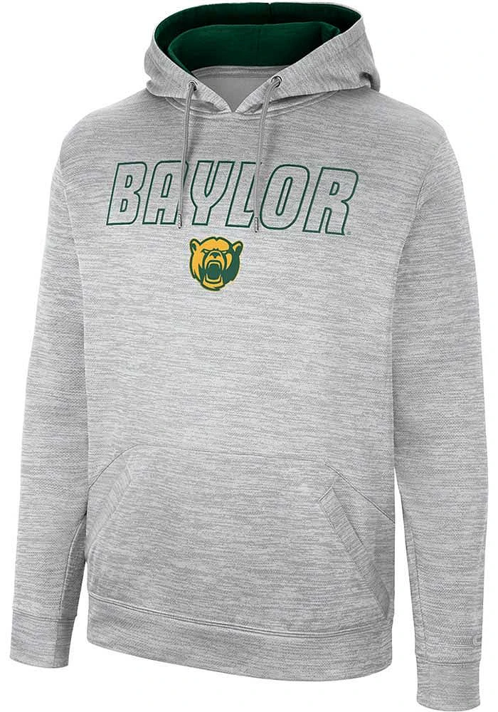 Colosseum Baylor Bears Mens Grey Mac Hood