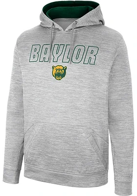 Colosseum Baylor Bears Mens Grey Mac Hood