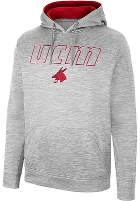 Colosseum Central Missouri Mules Mens Grey Mac Hood