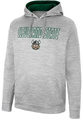 Colosseum Cleveland State Vikings Mens Grey Mac Hood