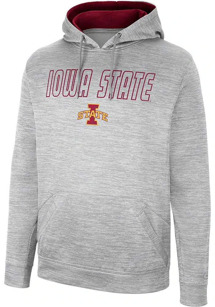 Colosseum Iowa State Cyclones Mens Grey Mac Hood