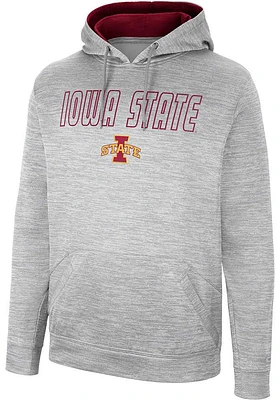 Colosseum Iowa State Cyclones Mens Grey Mac Hood