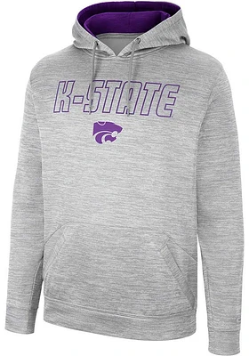 Colosseum K-State Wildcats Mens Grey Mac Hood