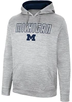 Colosseum Michigan Wolverines Mens Grey Mac Hood