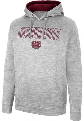 Colosseum Missouri State Bears Mens Grey Mac Hood