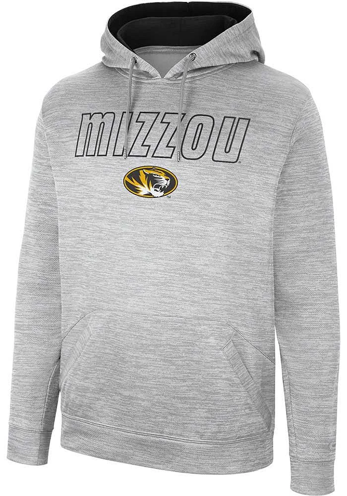 Colosseum Missouri Tigers Mens Grey Mac Hood