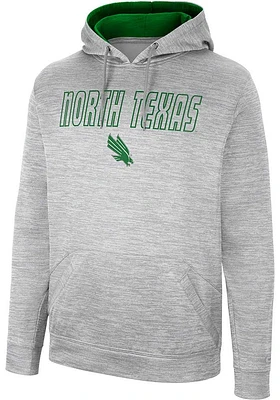 Colosseum North Texas Mean Green Mens Grey Mac Hood