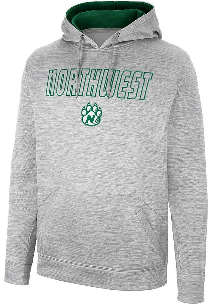Colosseum Northwest Missouri State Bearcats Mens Grey Mac Hood