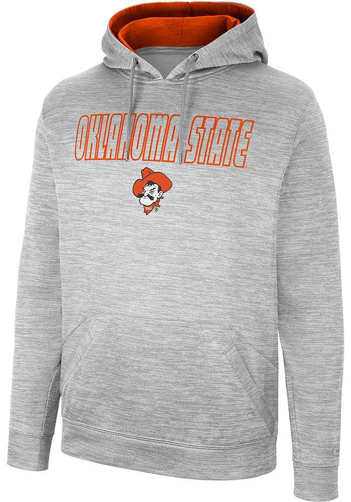 Colosseum Oklahoma State Cowboys Mens Grey Mac Hood