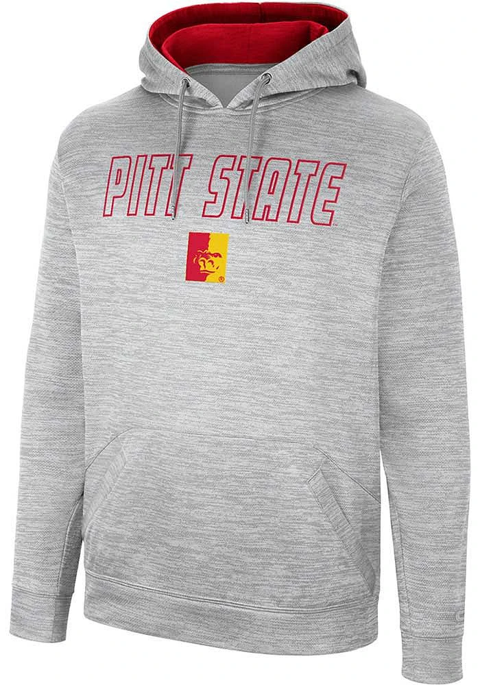 Colosseum Pitt State Gorillas Mens Grey Mac Hood